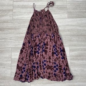 Free People Floral Tunic Top